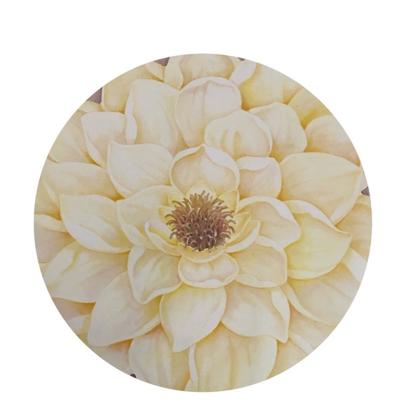 🌼SERENITY PETALS DAHLIA CORKED BACK DECOR🌼 - Picture 2 of 4